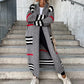Cardigan élégant à rayures: confort et style assurés
