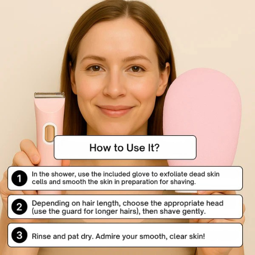 Vrouwen scheermachine – Gladde huid zonder irritatie 