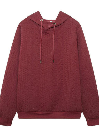 Jacquard hoodie: comfort and style combined 