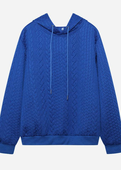 Jacquard hoodie: comfort and style combined 