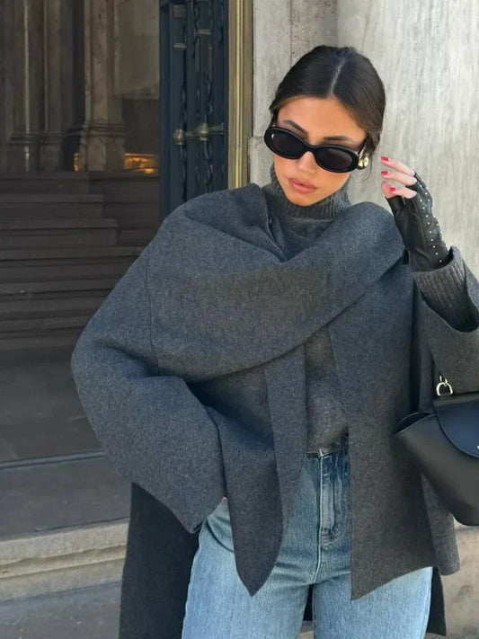 Manteau Mina : Élégance oversize pour un style affirmé